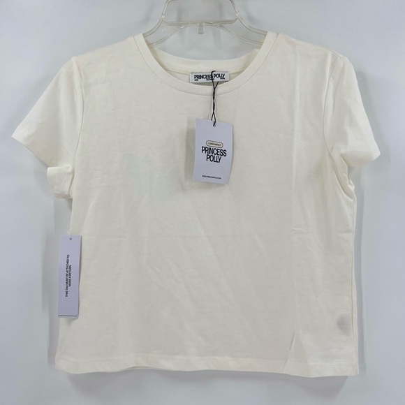 princess polly micah tee white new size 6 - Picture 3 of 11